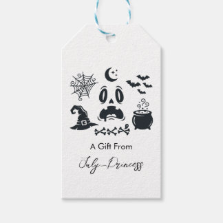 Halloween gift tags, personalised gift tags