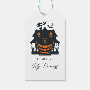 Halloween gift tags, personalised gift tags