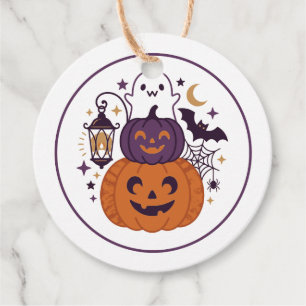 Halloween gift tags, personalised gift tags