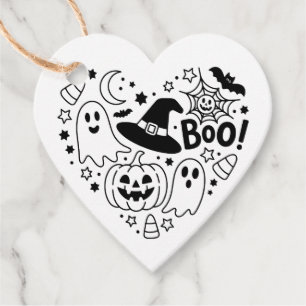 Halloween gift tags, personalised gift tags