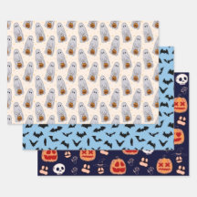 Halloween Gift Wrap (Set of 3)