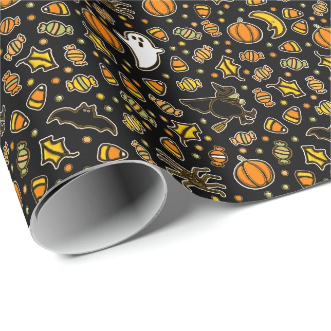 Halloween Gift Wrapping Paper (Roll Corner)
