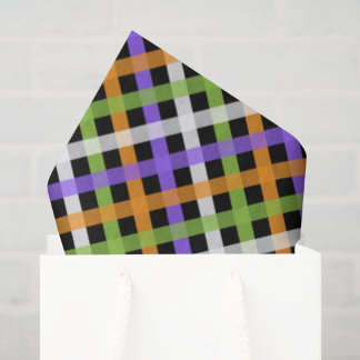 Halloween Gingham 1.2 Tissue Paper