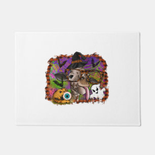 Halloween Giraffe Doormat