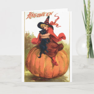 Halloween Girl Card