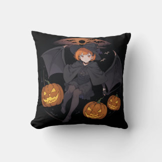 halloween girl cushion