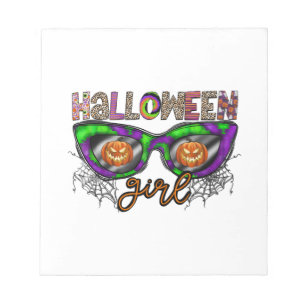 Halloween Girl Notepad