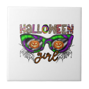 Halloween Girl Tile