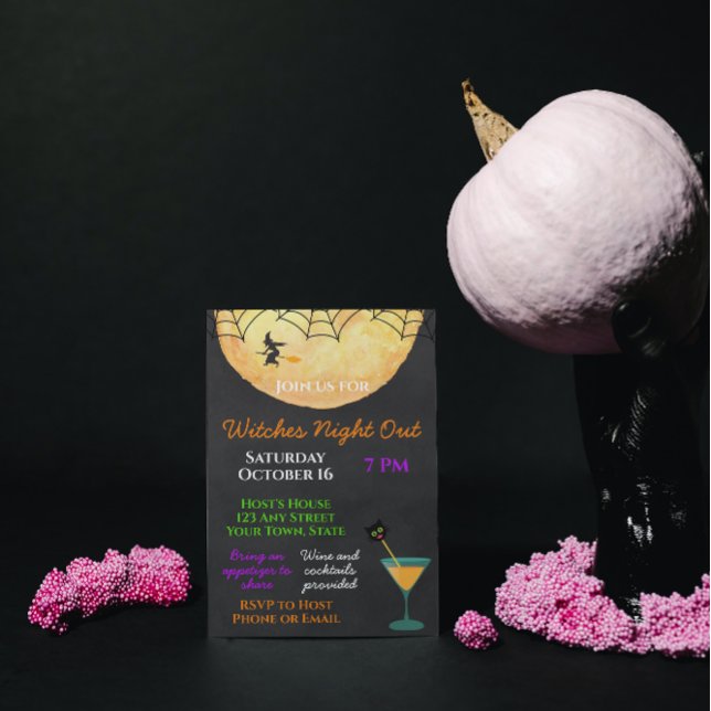 Halloween Girls Night Out Invitation (Creator Uploaded)