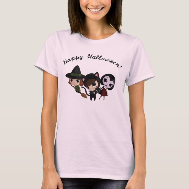 Halloween Girls T-Shirt (Front)