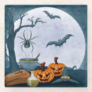 Halloween Glass Coaster