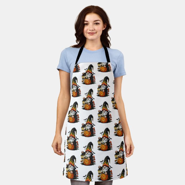 Halloween Gnome Apron (Worn)