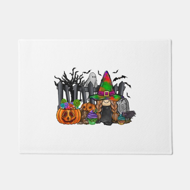 Halloween Gnome Doormat (Front)