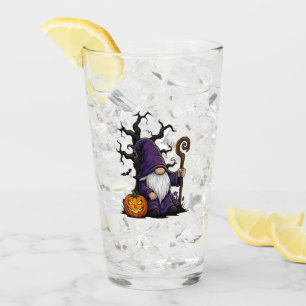 Halloween Gnome Glass Cup