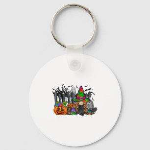 Halloween Gnome Key Ring