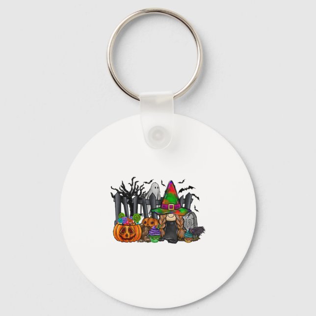 Halloween Gnome Key Ring (Front)