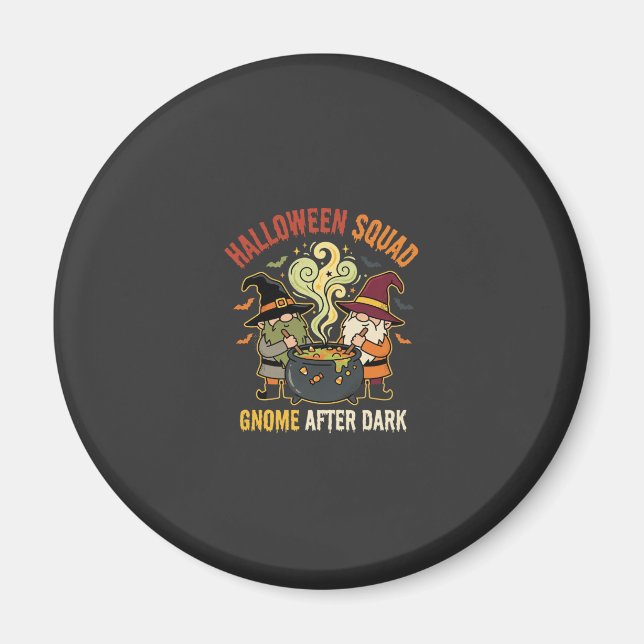 Halloween Gnome Midnight Mischief Magnet (Front)