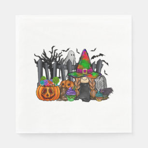 Halloween Gnome Napkin