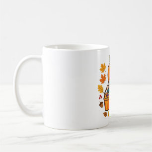 Halloween Gnome Pumpkin Hat Cute Fall Art Coffee Mug