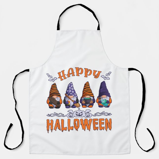 Halloween Gnomes Apron (Front)