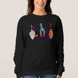 Halloween Gnomes Cute Autumn Pumpkin Fall Funny Ho Sweatshirt