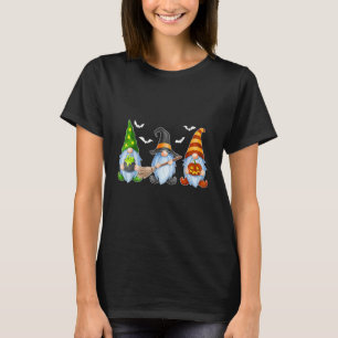 Halloween Gnomes Cute Autumn Pumpkin Fall Holiday T-Shirt