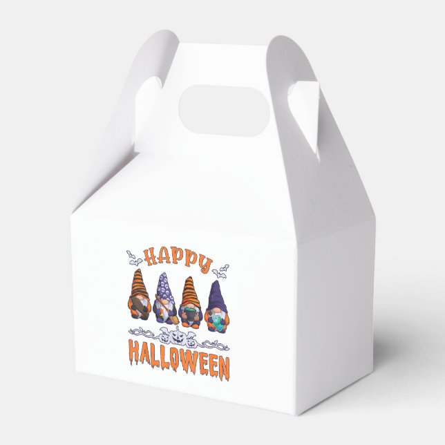 Halloween Gnomes Favour Box (Front Side)