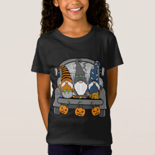 Halloween Gnomes Funny Monsters Pumpkin Spice Witc T-Shirt