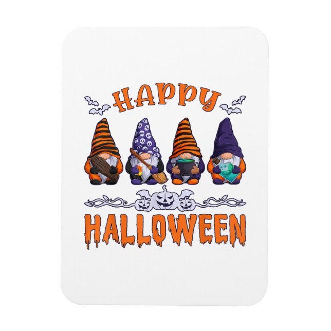 Halloween Gnomes Magnet (Vertical)