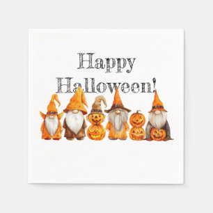 Halloween Gnomes Napkin
