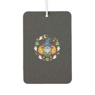 Halloween Gnomes Pumpkin Magic Design Car Air Freshener