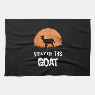 Halloween Goat Costume Gift Tea Towel