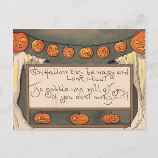Halloween Goblins Postcard