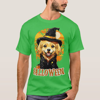halloween golden retriever 1 T-Shirt