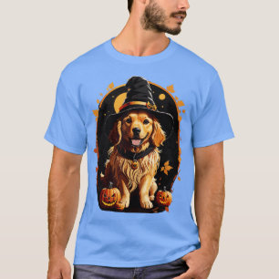 halloween golden retriever 6 T-Shirt