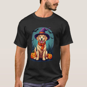 Halloween Golden Retriever Dog T-Shirt