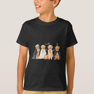 Halloween Golden Retriever Dog T-Shirt