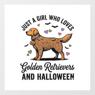 Halloween Golden Retriever Girl Dog Mum Vintage Ar