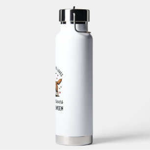 Halloween Golden Retriever Girl Dog Mum Vintage Ar Water Bottle
