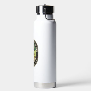 Halloween Golden Retriever Spooky Night Club Water Bottle
