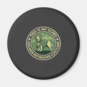 Halloween Golden Retriever This is my Scary_1 Magnet