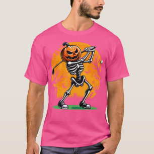 Halloween Golf Skeleton Golfer Pumpkin Halloween G T-Shirt
