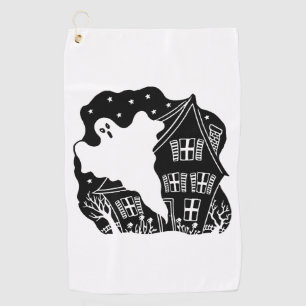 Halloween golf towel