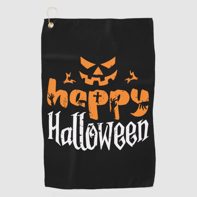 Halloween                                        golf towel (Front)