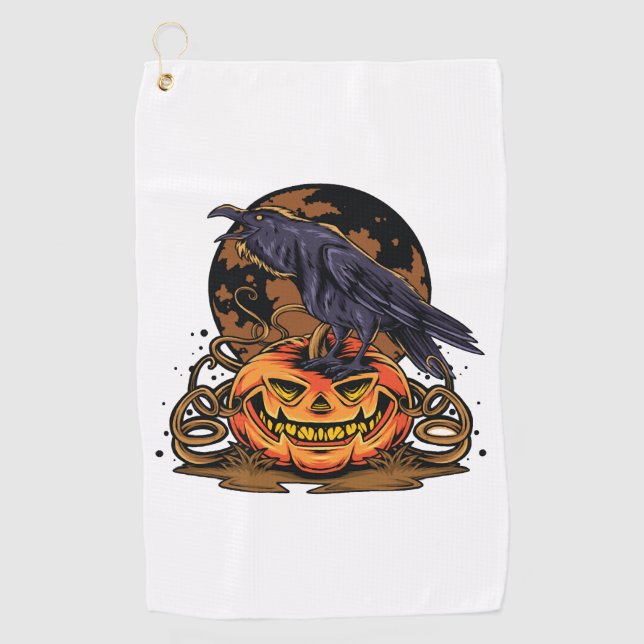 halloween                                       golf towel (Front)