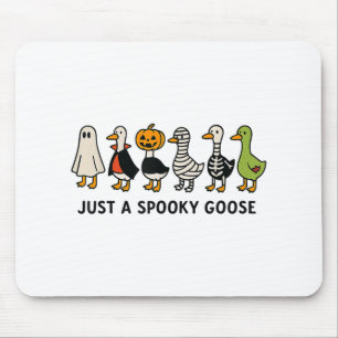 Halloween Goose Costume Funny Cartoon Spooky Anima Mouse Pad