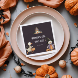 Halloween Goose Grey Kids Birthday Costume Party  Napkin