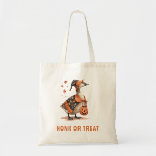 Halloween Goose Honk or Treat Tote Bag