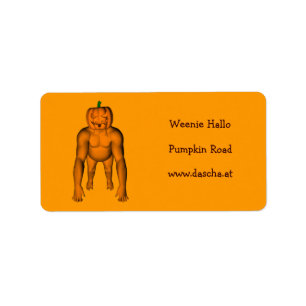 Halloween Gorilla Label