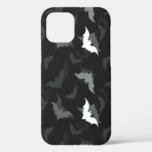 halloween goth black bats iPhone 12 case